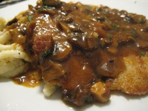 Jägerschnitzel at Cafe Berlin